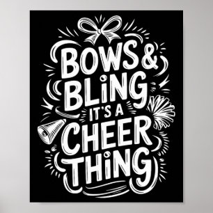 Schleifen und Glanz, das ist eine Cheer-Sache, Che Poster