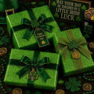 Schleifen von Limerick Geschenkpapier Set