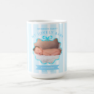 Schleifenband Neugeborenes Baby Boy Kaffeetasse