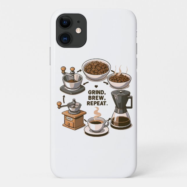 Schleifenwiederholung Case-Mate iPhone Hülle (Rückseite)