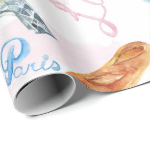 Schleifpapier für den Eiffelturm Geschenkpapier