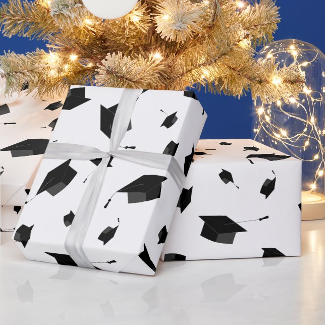 Schleifpapier für die schwarze Graduierung Geschenkpapier (Feiertage)