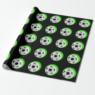 Schleifpapier für Fußball Geschenkpapier
