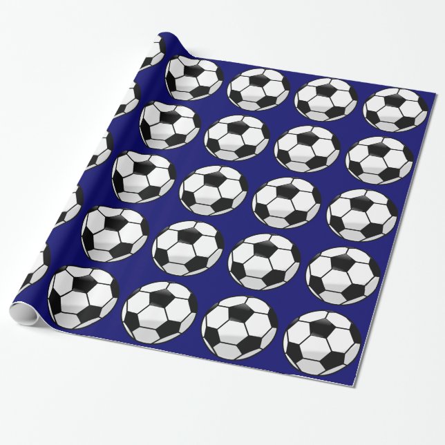 Schleifpapier für Fußball Geschenkpapier (Ungerollt)