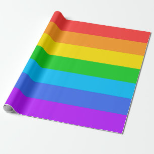 Schleifpapier für große Regenbogenstreifen Geschenkpapier