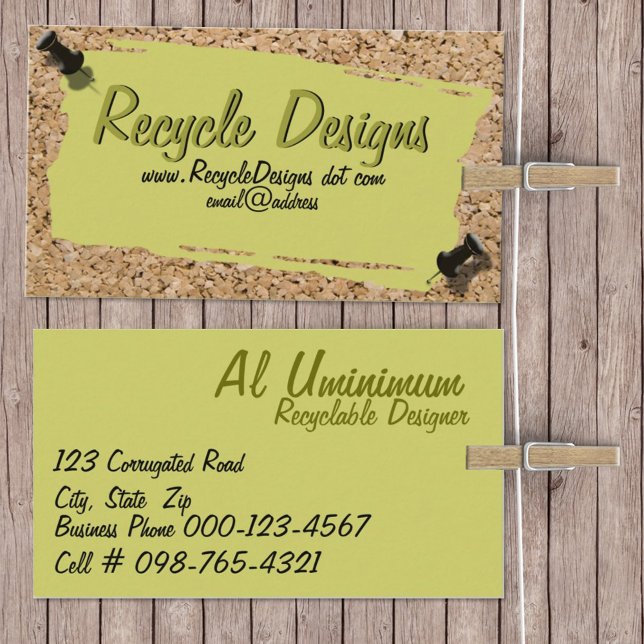 Schleifpapier für Korkfotografie, Vorlage Visitenkarte (Von Creator hochgeladen)