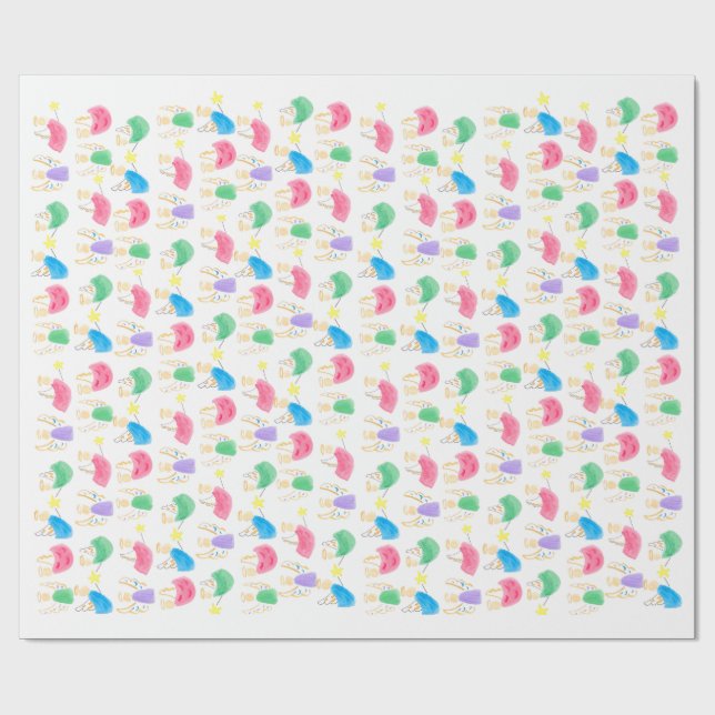 Schleifpapier Geschenkpapier (Flach)