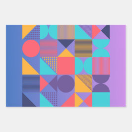 Schleifpapier Geschenkpapier Set