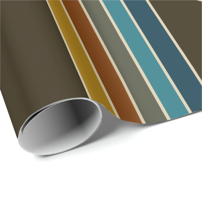 Schleifpapier in drei Punkten - braun Geschenkpapier (Rolleneckpunkt)