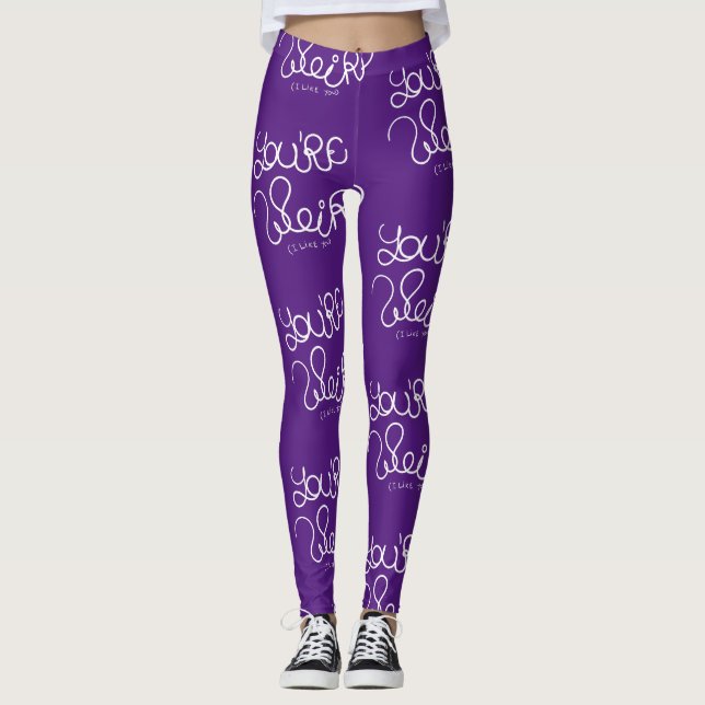 Schleifpapier Leggings (Vorderseite)