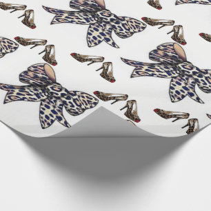 Schleifpapier Leopard Geschenkpapier
