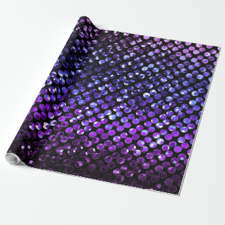 Schleifpapier Lila Kristallblende Geschenkpapier