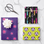 Schleifpapier | Mad Science Geschenkpapier Set<br><div class="desc">Copyright © Kellie Medivitz/PrintableGirl. Alle Rechte vorbehalten.  
Frag mir über Sonderfarben und andere Akzente für dieses Produkt.</div>