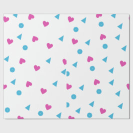 Schleifpapier mit wechselnden Mustern Geschenkpapier