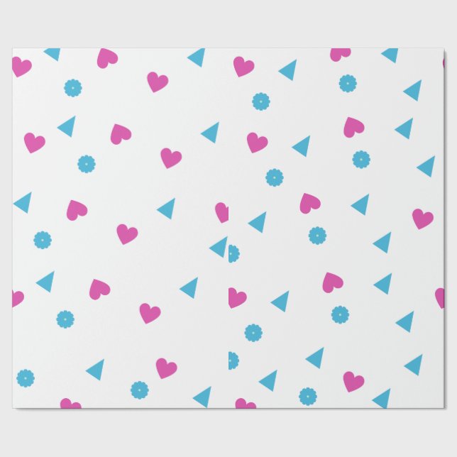 Schleifpapier mit wechselnden Mustern Geschenkpapier (Saum)