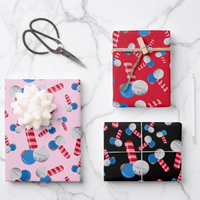 Schleifpapier | Peppermint Pecker Geschenkpapier Set (Vorderseite)