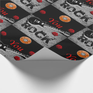 Schleifpapier Rock Music Geschenkpapier