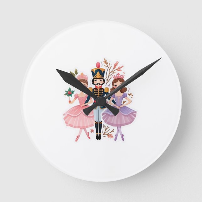 Schleifpapier Runde Wanduhr (Vorderseite)