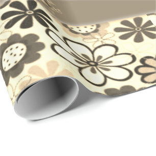 Schleifpapier Sonnenblume Geschenkpapier