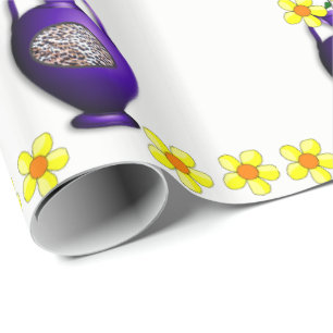 Schleifpapier Sonnenblume Geschenkpapier