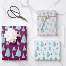 Schleifpapier | Woodland Weihnachtsüberraschung Geschenkpapier Set