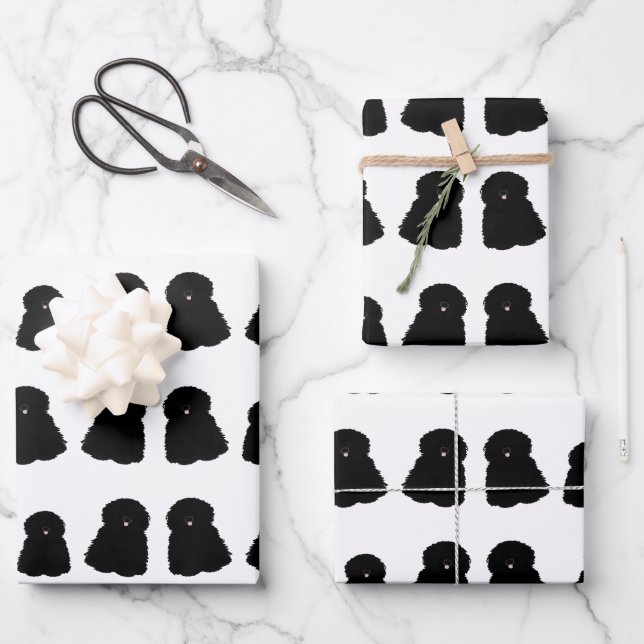 Schleifpapierblätter Geschenkpapier Set (Vorderseite)