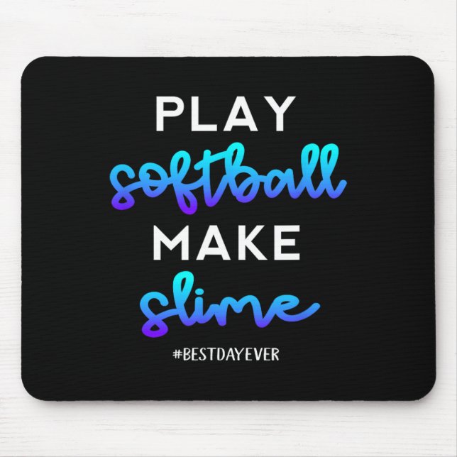 Schleim-Shirts für Mädchen Softll-Shirts Softll-Ge Mousepad (Vorne)