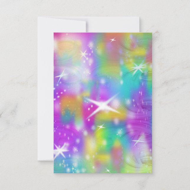 Schleimgalaxie Einladung (Vorderseite)