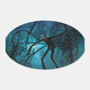 Schlender Man Oval Sticker