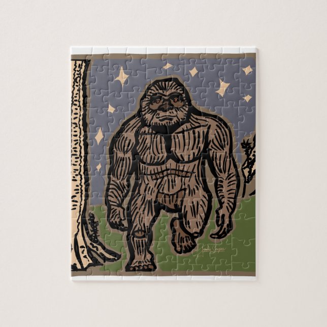 Schlenderndes Sasquatch Puzzle (Vertikal)