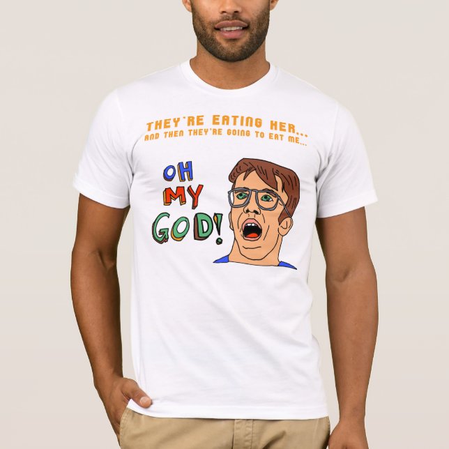 Schleppangel 2/"oh mein Gott! " T-Shirt (Vorderseite)