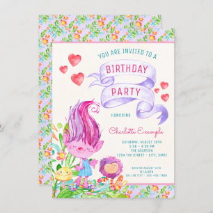 Schleppangel-Geburtstags-Party Einladungen