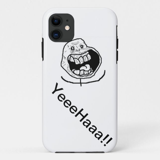 Schleppangel-Gesicht - YeeHaa!! Case-Mate iPhone Hülle (Rückseite)