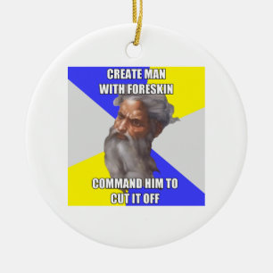 Schleppangel-Gott-Beschneidung Keramik Ornament