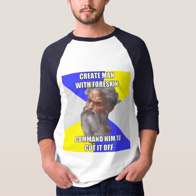 Schleppangel-GottForeskin T-Shirt (Vorderseite)