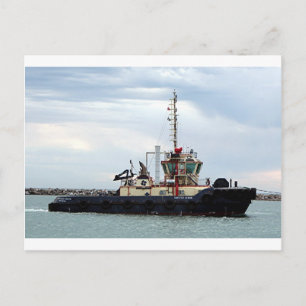 Schleppboot 2, Port Adelaide, Südaustralien Postkarte