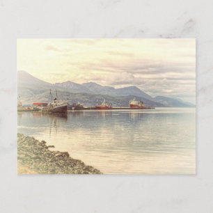 Schleppboot am Weltenende Postkarte