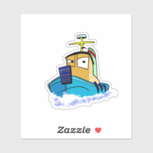 Schleppboot Aufkleber