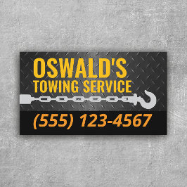 Schleppdienst Beruflicher Schlepphaken Visitenkarte