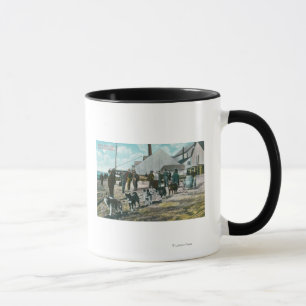 Schleppen des Wassers mit DogsNome, AK Tasse