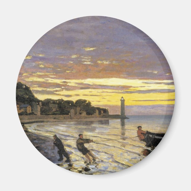 Schleppen eines Bootes, Honfleur Magnet (Vorne)