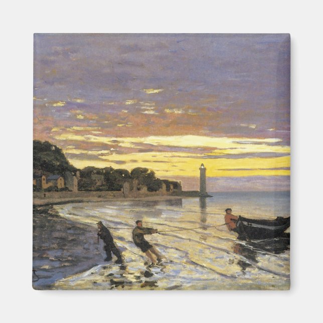 Schleppen eines Bootes, Honfleur Magnet (Vorne)