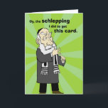 Schleppen Feiertagskarte<br><div class="desc">Schicken Sie Ihre Freunde und Familie Hanukkah Grüße mit den weisen Märchen von Rabbi Moshe.</div>