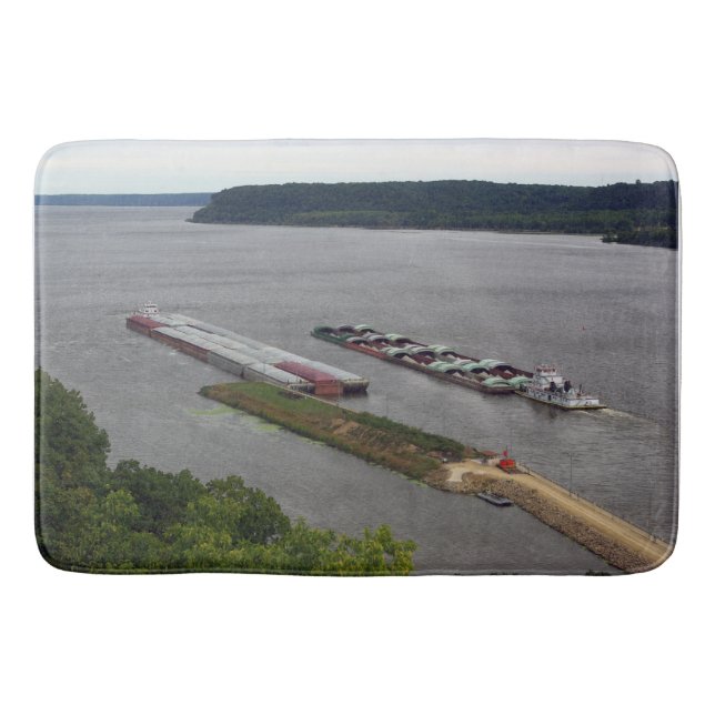 Schleppen Passende Badematte (Vorderseite)