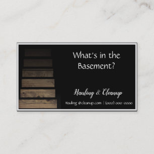 Schleppen von Reinigung Visitenkarte