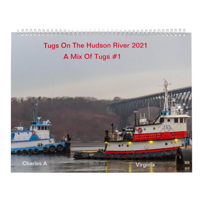 Schlepper am Hudson River 2021 - eine Mischung aus Kalender (Titelbild)