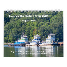 Schlepper am Hudson River mit einzigartigen Tows 2 Kalender