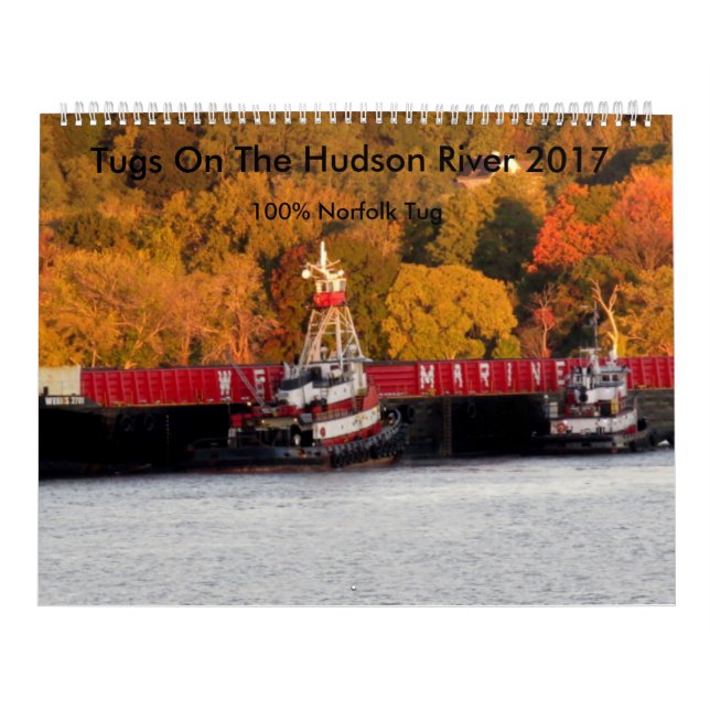 Schlepper auf dem Hudson 2017 Kalender (Titelbild)
