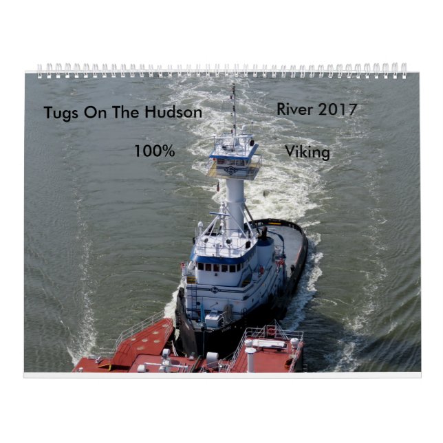 Schlepper auf dem Hudson 2017 Kalender (Titelbild)