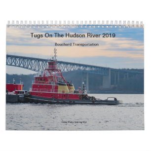 Schlepper auf dem Hudson Bouchard 2019 Kalender